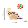 Lacing toy Dino