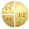 Fraction puzzle board