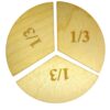 Fraction puzzle board