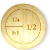 Fraction puzzle board