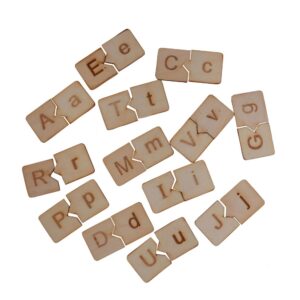 Eco smart learn wooden alphabet puzzles