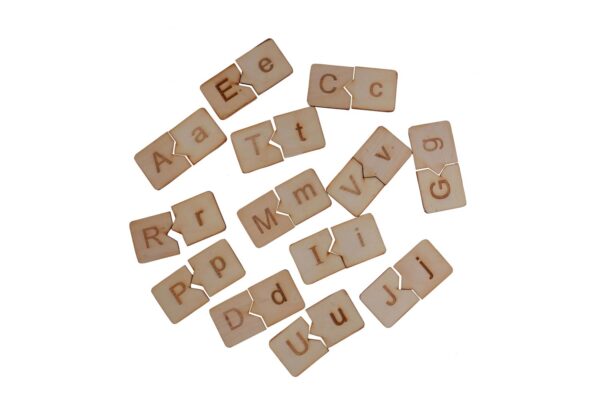 Eco smart learn wooden alphabet puzzles