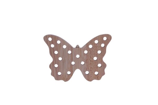 Lacing toy butterfly