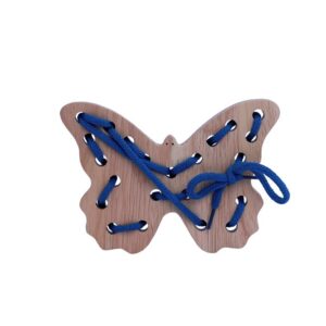 Lacing toy butterfly