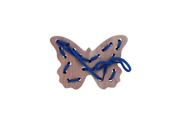 Lacing toy butterfly