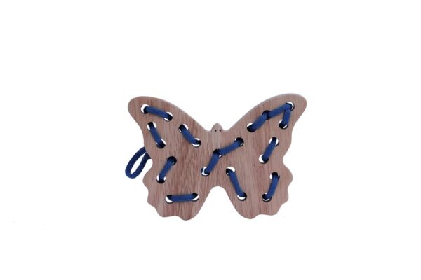 Lacing toy butterfly