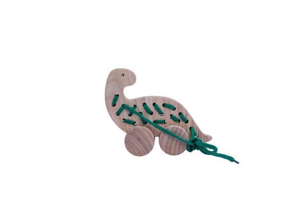 Lacing toy dino