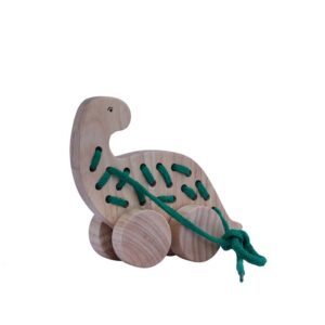 Lacing toy dino