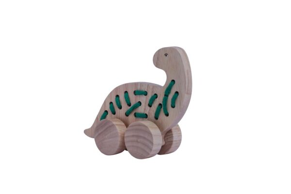 Lacing toy dino