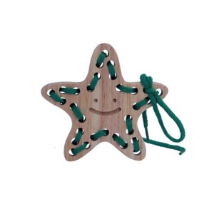 Lacing toy star