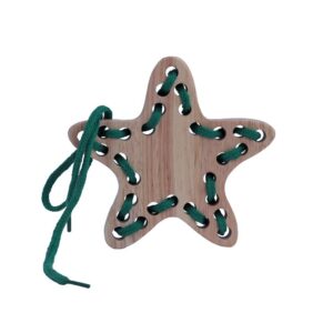 Lacing toy star