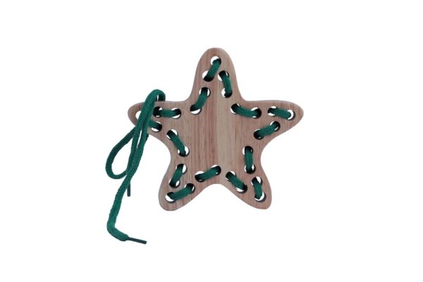 Lacing toy star