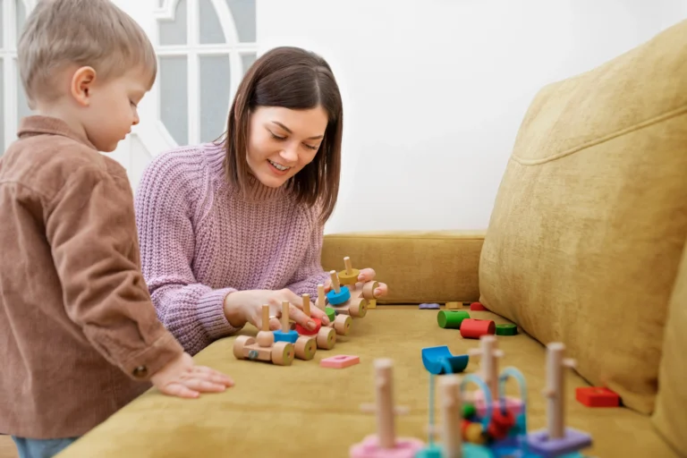 Building Bonds and Minds- The Art of Parenting with Wooden Toys